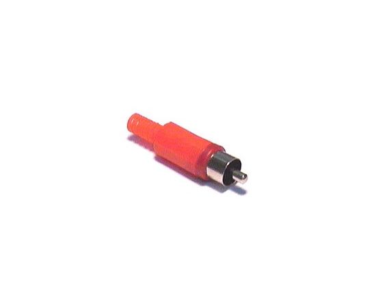 11565 - Штекер RCA пайка красный, 14-0403 (1)