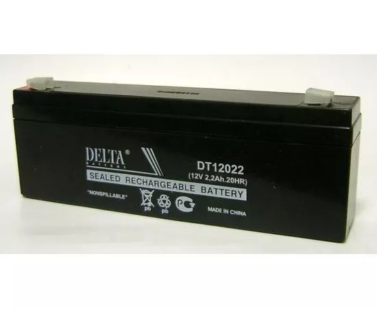 11927 - Аккумулятор 12V 2.2Ah Delta DT 12022 178x35x66 (1)
