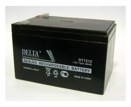 11986 - Аккумулятор 12V 12Ah Delta DT 1212 151x98x101 (1)
