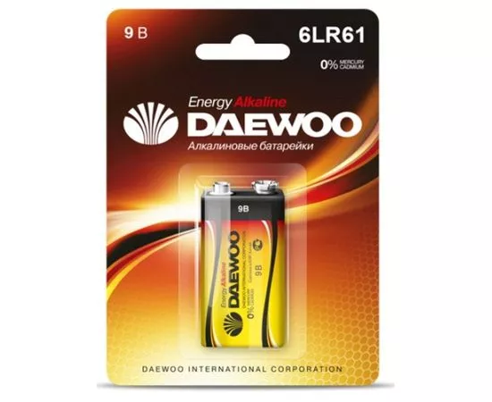 12357 - Элемент питания Daewoo Energy 6LR61/6LF22 BL1 (1)