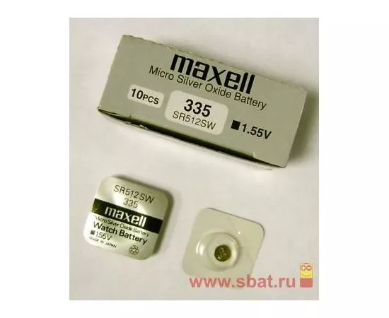 14266 - Элемент питания Maxell 335 (SR512SW) BL1 (1)