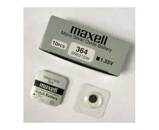 14270 - Элемент питания Maxell 364 (SR60) SR621SW/G1 BL1 (1)