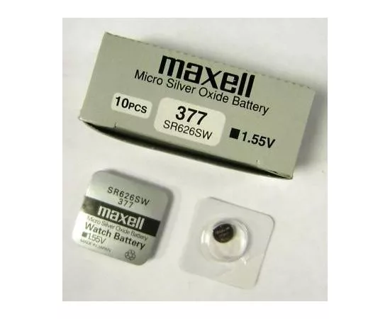 14271 - Элемент питания Maxell 377/376 (SR66) SR626SW/G4 BL1 (1)