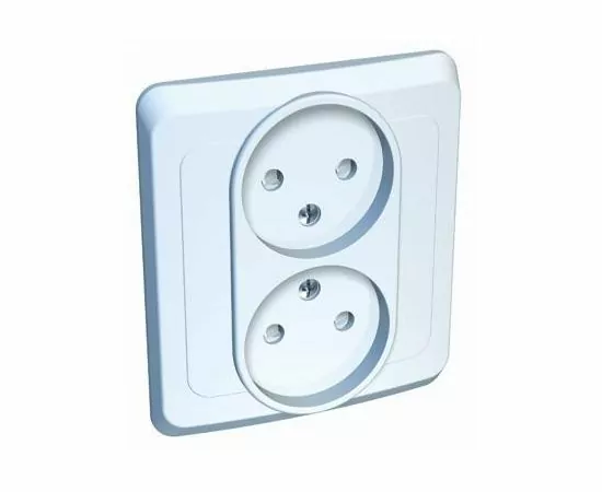 15959 - Systeme Electric Этюд роз. СУ 2мест. бел. замена код 622411 (пл.осн., штор.) PC16-006B (20!) (1)