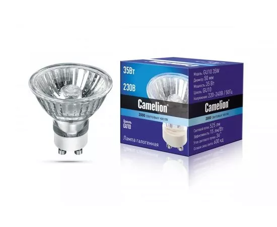 16565 - Лампа галоген. Camelion JCDR GU10 220V 35W (1)
