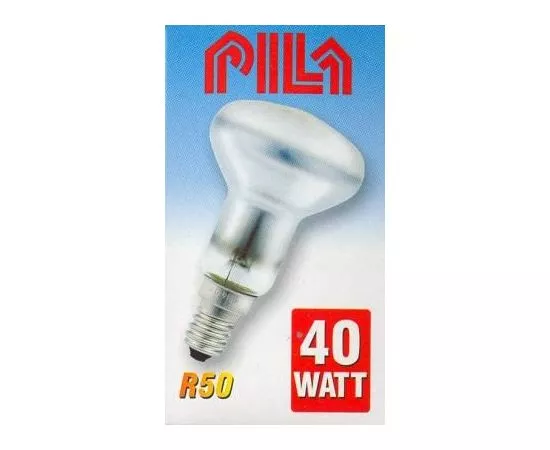 2000 - Лампа накал. Pila R50 E14 40W зеркальная матовая (1)