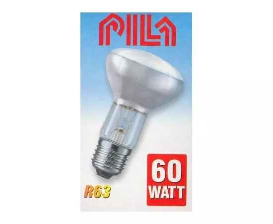 2003 - Лампа накал. Pila R63 E27 60W зеркальная матовая (1)