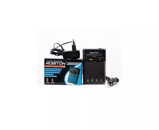 20183 - Зарядное устройство Robiton Smart S100 R03/R6x2/4(300/800mA), разряд/таймер/откл, вход 12/220V (1)