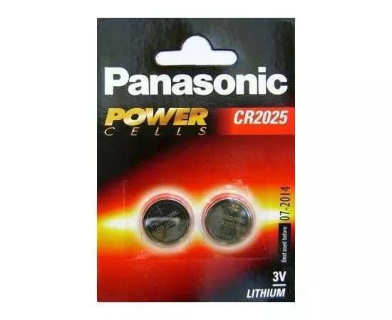 3439 - Элемент питания Panasonic CR2025 BL2 (1)