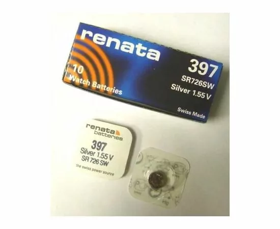 4045 - Элемент питания Renata  R397 (SR726SW) G2 BL1 (1)