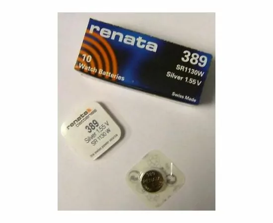 4054 - Элемент питания Renata  R389 (SR1130W) G10 BL1 (1)
