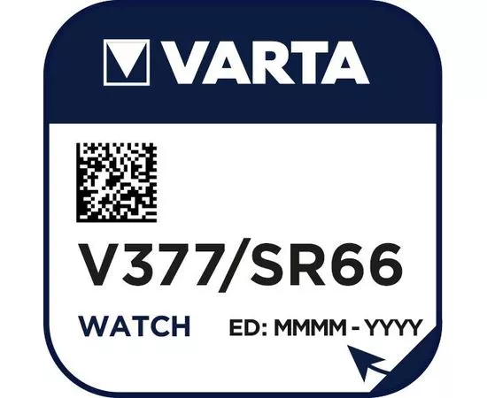 4243 - Элемент питания Varta 377.101.111 (SR626SW) SR66/G4 BL1 (1)
