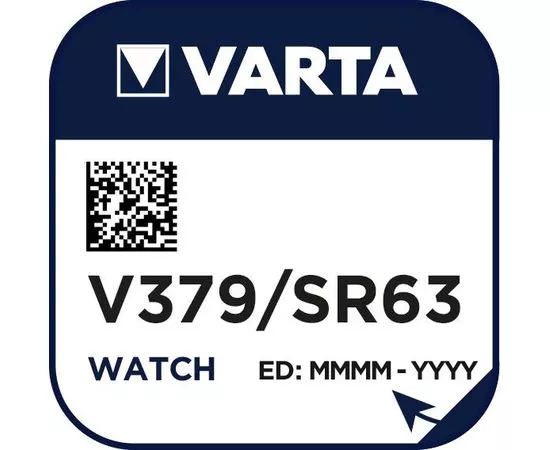 4302 - Элемент питания Varta 379 (SR521SW) SR63/G0 BL1 (1)