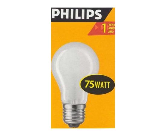5566 - Лампа накал. Philips A55 E27 75W ЛОН матовая 354747 (1)