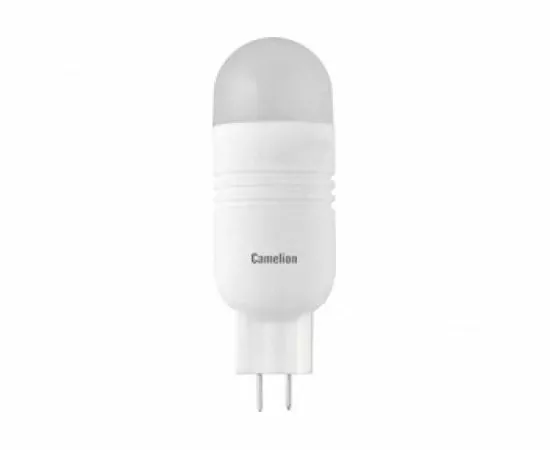 564291 - Лампа св/д Camelion G4 12V 2.5W(190lm 330°) 3000K 2K матов. 50x16 пластик LED2.5-JC-SL/830/G4 (1)
