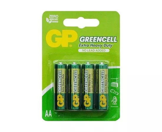 6245 - Элемент питания GP Greencell 15G R6/316 BL4 (1)