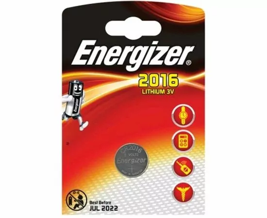 854 - Элемент питания Energizer Lithium CR2016 BL1 (1)