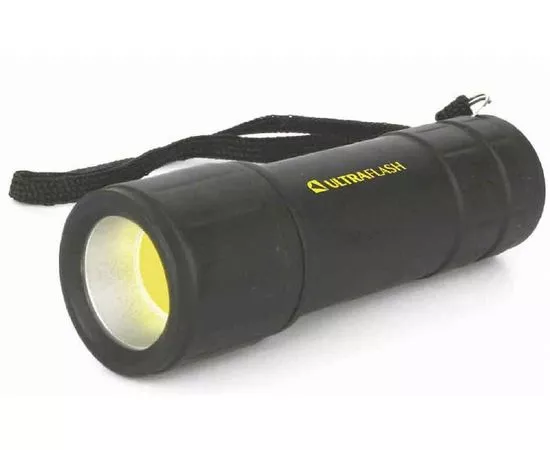 673145 - Ultraflash фонарь ручной LED16001 (3XR03) 3W COB, пластик/черный, BL (1)