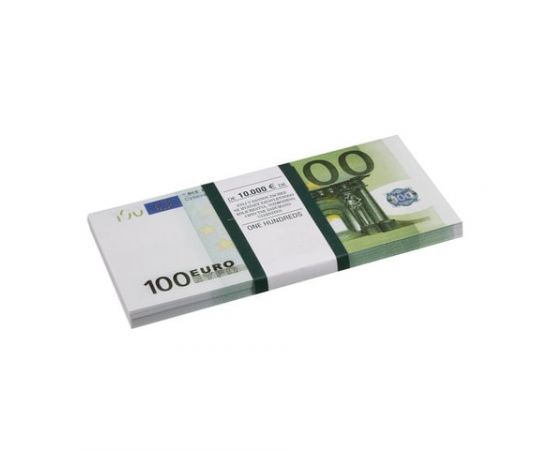750651 - Деньги шуточные 100 евро, упаковка с европодвесом, AD0000044 (1)