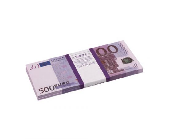 750655 - Деньги шуточные 500 евро, упаковка с европодвесом, AD0000064 (1)