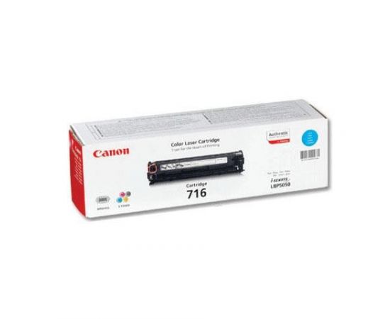 320464 - Картридж лазерный CANON (716С) LBP-5050, голубой, ориг., ресурс 1500 стр. (1)