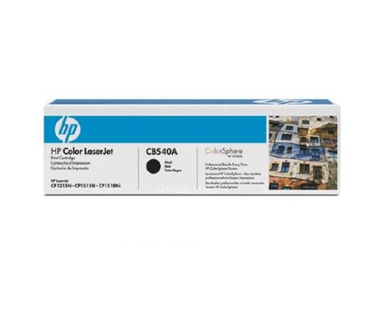 320499 - Картридж лазерный HP (CB540A) ColorLaserJet CP1215/CP1515N/CM1312 черный, ориг, ресурс 2200 стр. (1)