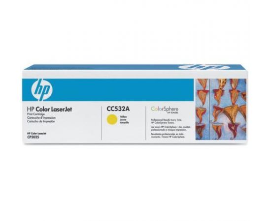 320507 - Картридж лазерный HP (CC532A) ColorLaserJet CP2025/CM2320, желтый, ориг., ресурс 2800 стр. (1)