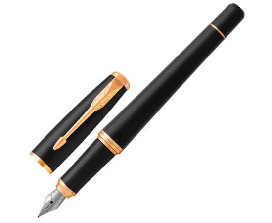 745883 - Ручка перьевая PARKER Urban Core Muted Black GT, корпус черный матовый лак, позолоченные детали, с (1)