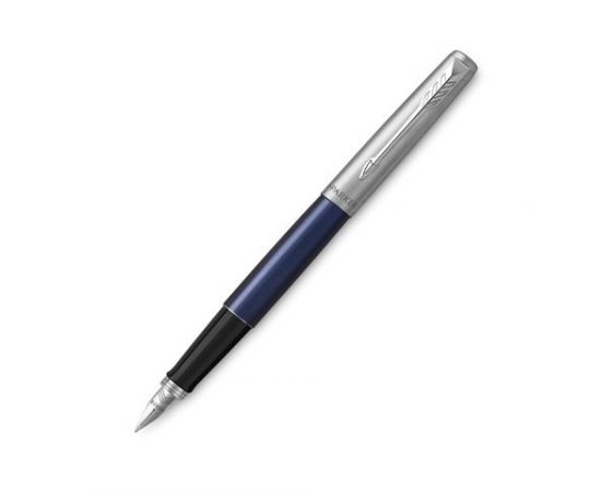 746106 - Ручка перьевая PARKER Jotter Royal Blue CT, корпус синий, детали из нержавеющей стали, синяя, 2030 (1)
