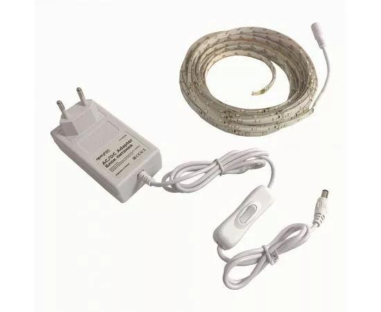 760328 - Apeyron/OGM Комплект б/п+Лента св/д 12V 4.8W/m 60led/m IP65 6500K 220l/m 5м гермет 6K SMD3528 SL-26 (1)