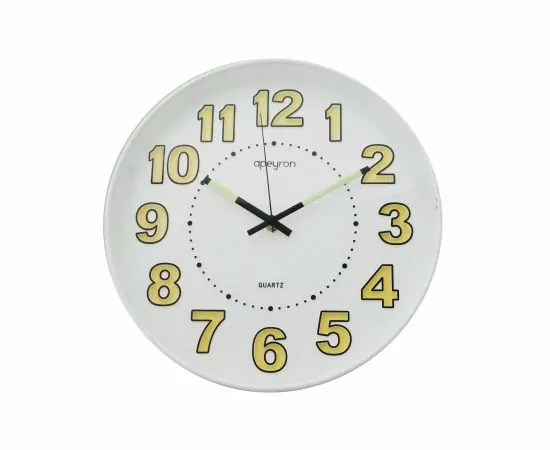 770591 - Часы настенные APEYRON круг d305х45 пластик плавный ход (1xR6 нет в компл) PL9797 (1)