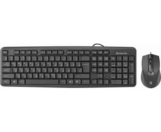 773046 - Проводной набор (клавиатура+мышь) Dakota C-270 RU, USB, черный, Defender (20!) 45270 (1)