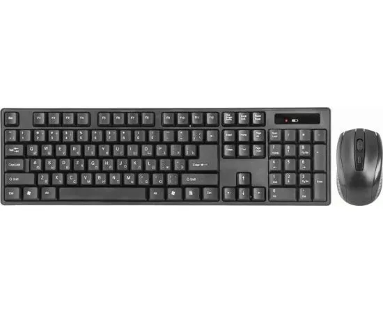 773051 - Беспроводной набор (клавиатура+мышь) C-915 RU, USB, черный,полноразмерный, Defender, 45915 (1)