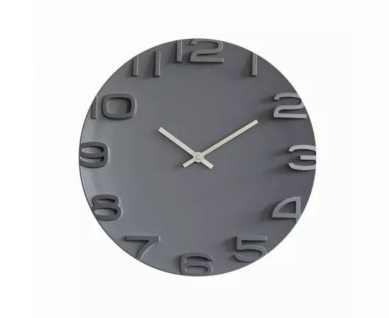 774642 - Часы настенные APEYRON круг d350x51 серый/пластик плавный ход (1xR6 нет в компл) PL200925 (1)
