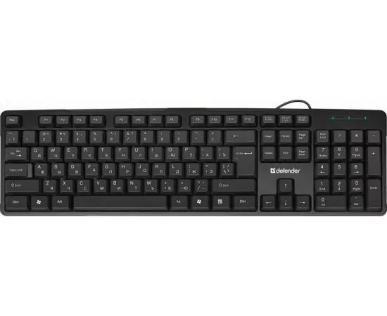 783544 - Клавиатура Next HB-440 RU,черный,полноразмерная, Defender (20!при заказе с удаленки) 45440 (1)