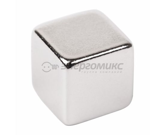 679394 - Неодимовый магнит куб 10*10*10мм сцепление 4,5 кг (Упаковка 2 шт) REXANT, 72-3210 (1)