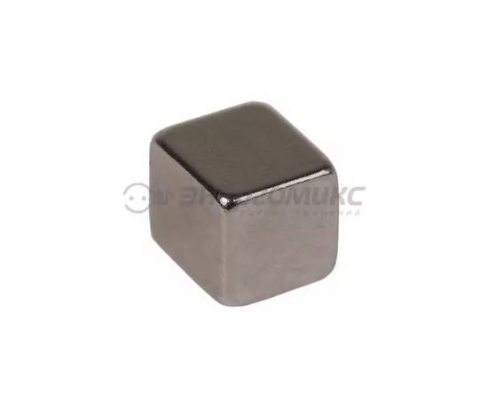 679395 - Неодимовый магнит куб 5х5х5мм сцепление 0,95 кг (упаковка 16 шт) REXANT, 72-3205 (1)