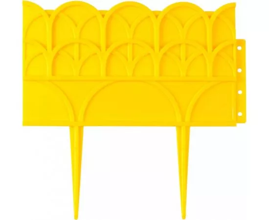 528692 - Бордюр декор GRINDA д/цветников, 14х310см, желтый zu422223-Y (1)