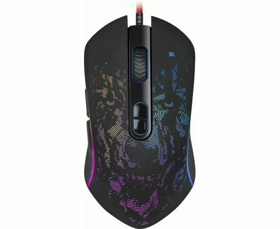 772848 - Мышь игровая Witcher GM-990 RGB,7кнопок,3200dpi, Defender, 52990 (1)