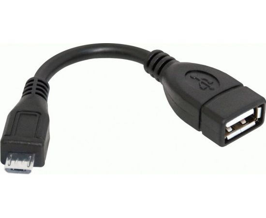 773092 - Переходник USB(A)гн. - microUSBшт. USB OTG microUSB(M)-USB(F), 8см, Defender, (25!) 87300 (1)