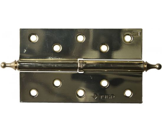 532650 - Петля дверная разъемная ЗУБР ЭКСПЕРТ, 1 подшипник, цвет латунь (PB), правая, с крепежом, 125х75х2, (1)
