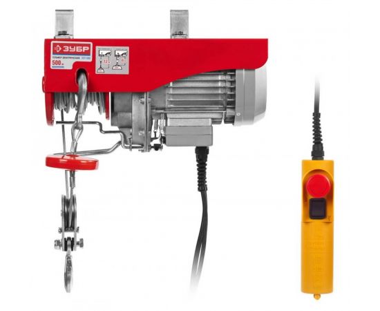 534823 - ЭлектроТельфер ЗУБР 500/250 кг, 900 Вт (1)