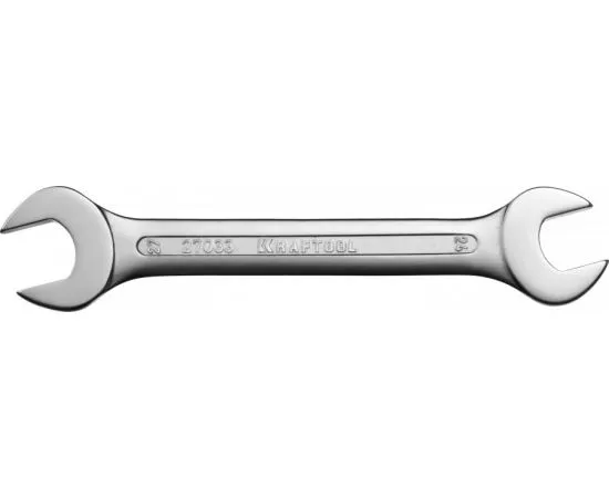 540926 - Ключ KRAFTOOL EXPERT гаечный рожковый, Cr-V сталь, хром.покр., 24х27мм zu27033-24-27 (1)