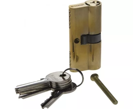 542547 - Механизм ЗУБР МАСТЕР цилиндровый, тип ключ-ключ, цвет латунь, 5-PIN, 60мм (1)