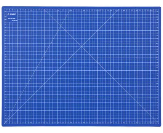 544246 - Коврик ЗУБР ЭКСПЕРТ, непрорезаемый, 3мм, цвет синий, 600х450 мм (1)