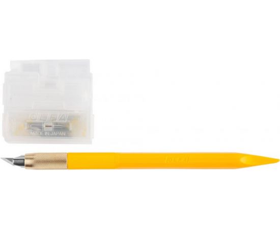545544 - Нож OLFA Utility Models перовой дизайнерский, для точных работ, рукоятка с мини шпателем, 5 лезвий (1)
