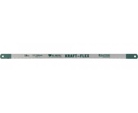 546169 - Полотно KRAFTOOL PRO KRAFT-FLEX по металлу, Bi-Metal, 18TPI, 300 мм, 10 шт (1)