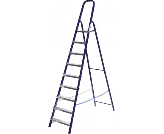 551240 - Лестница-стремянка СИБИН стальная, 9 ступ, h=187см (1)