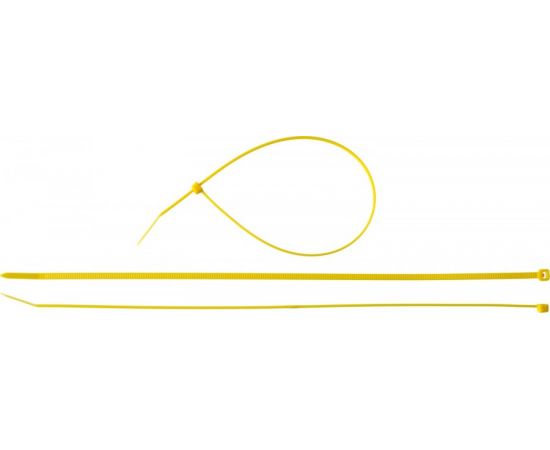 626530 - Хомуты нейлоновые ЗУБР МАСТЕР желтые, 3,6 мм x 300 мм, 100 шт (1)