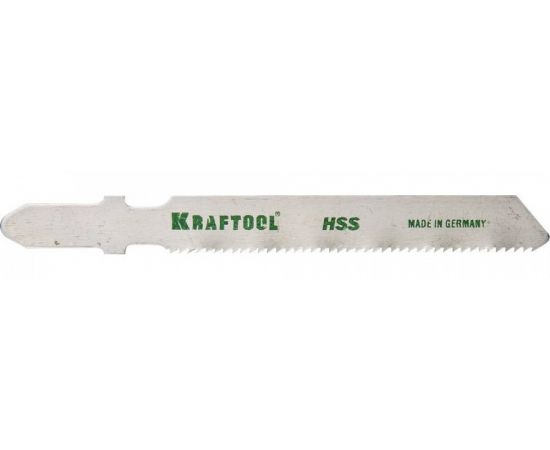 628898 - Полотна KRAFTOOL, T118A, для эл/лобзика, HSS, по металлу (1,5-2мм), EU-хвост., шаг 1,2мм, 55мм, 2шт (1)